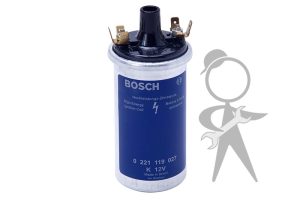 Coil, 12 Volt Bosch Silver/Blue Hvy Duty - 00012 HD