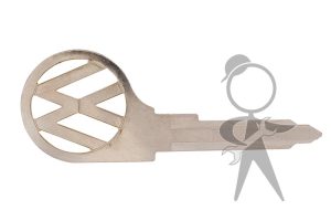 Key, K Series,"VW" Logo, Large Head - 111-837-219 K OE