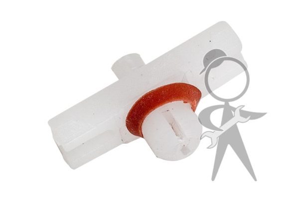 Clip, Body Molding, Plastic w/Red Washer - 113-853-585 C