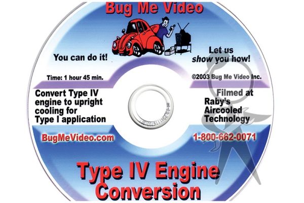 BUG ME DVD, Type 4 Engine Conversion - 113-BMD-T4C