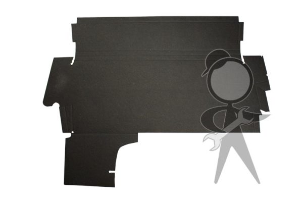 Trunk Liner, Black Hardboard, Upper - 133-863-507 GR