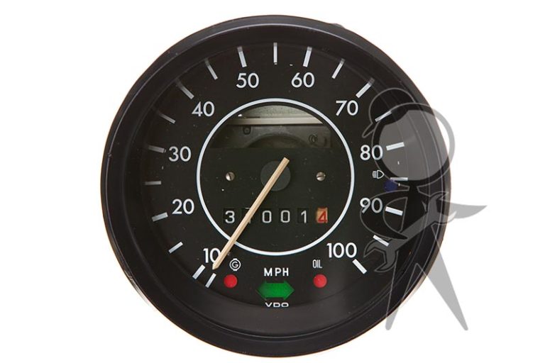 Vintage Volkswagen & VW Parts Rebuilt Speedometer Without Fuel Gauge