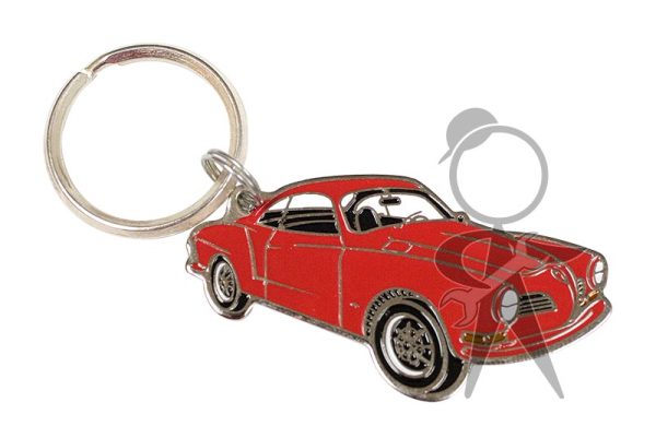 Karmann Ghia Car Key Chain, Red - 141-005-502 RD