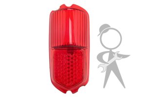 Lens, Tail Light, 2-Piece, Red Lens Only - 141-945-227 A