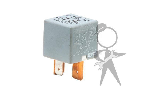 Relay, Load Reduction, 40 Amp - 191-937-503