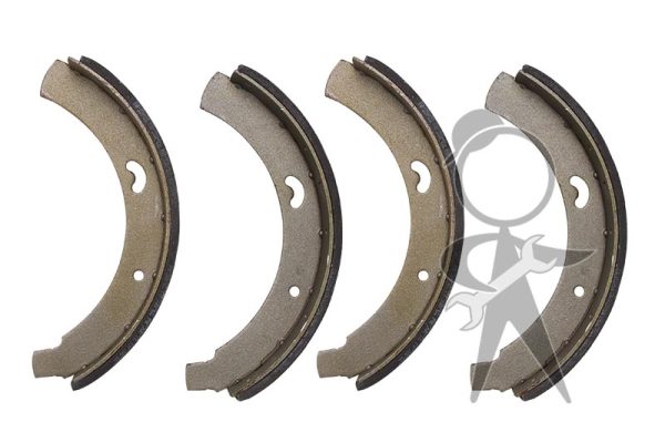 Brake Shoes, Front Left & Right - 211-609-237 B ST