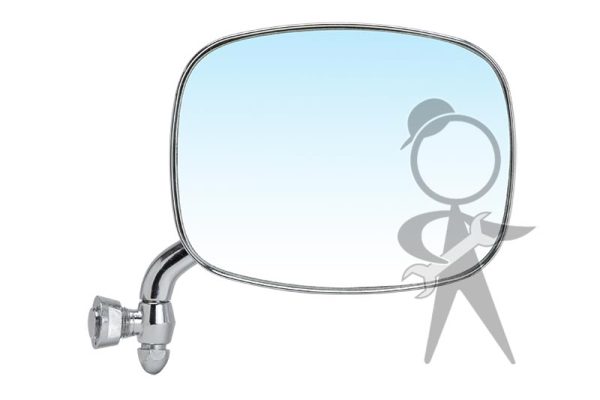 Mirror, Side View, Right, Chrome - 211-857-514 F ME