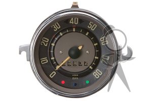 Speedometer with White Needle (80mph) - 211-957-023 DX