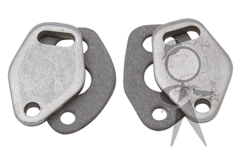 Vintage Volkswagen & VW Parts Heat Riser Block Off Plates, Pair