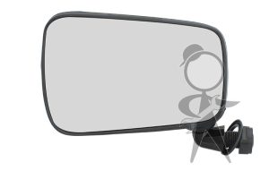 Mirror, Side View, Black Plastic, Left - ZVW-857-513 D